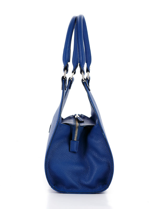 Tiano Collection Handbag Firenze Frame Color Bluette Side A