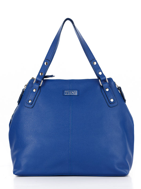 Tiano Collection Handbag Milano Shopper Color Bluette Front