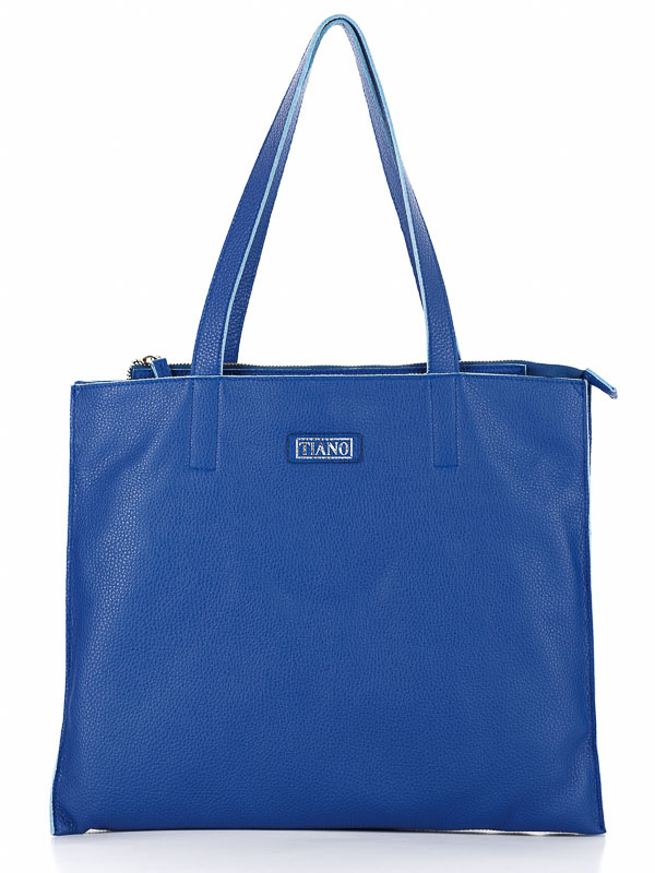 Tiano Collection Handbag Rimini Shopper Color Bluette Front