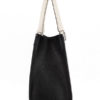 Tiano Collection Handbag Roma Saddler Color Black and Beige Side B