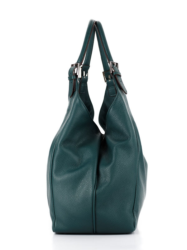 Tiano Collection Handbag Verona Shopper Color Petrolio Side B